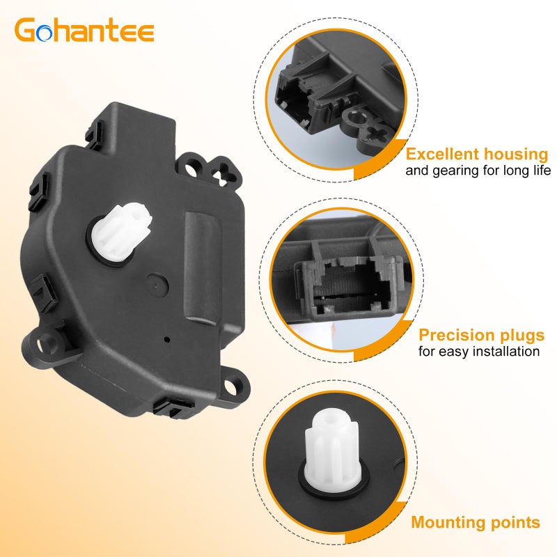gohantee 604-029 مشغل باب خلط الهواء لمكيف الهواء يستبدل # 68018109AA 604029 بديل لشركة كرايسلر 200 سيروس أسبن سيبرينغ دودج أفينجر كاليبر دورانغو جورنيو باتريوت كومباس رانجلر رام بروماستر - Image 4